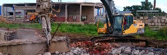 Демонтаж фундамента в соколе